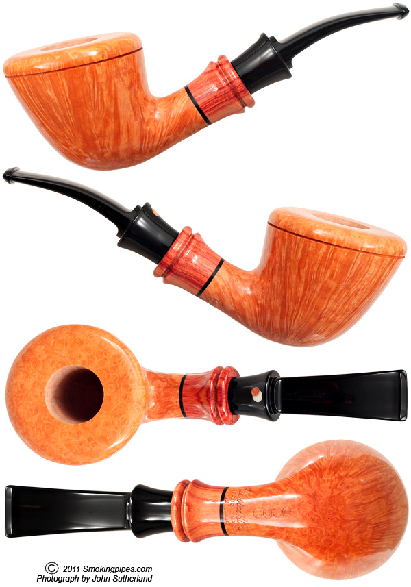 Claudio Cavicchi Smooth Bent Dublin with Tulip Wood (CCCC)