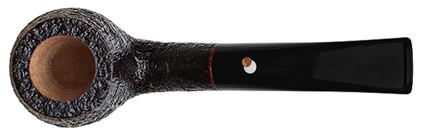 Claudio Cavicchi Black Sandblasted Bent Billiard