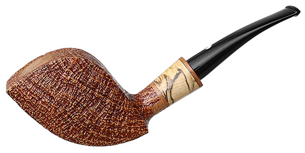 Claudio Cavicchi Brown Sandblasted Paneled Freehand with Tamarind