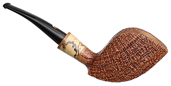 Claudio Cavicchi Brown Sandblasted Paneled Freehand with Tamarind