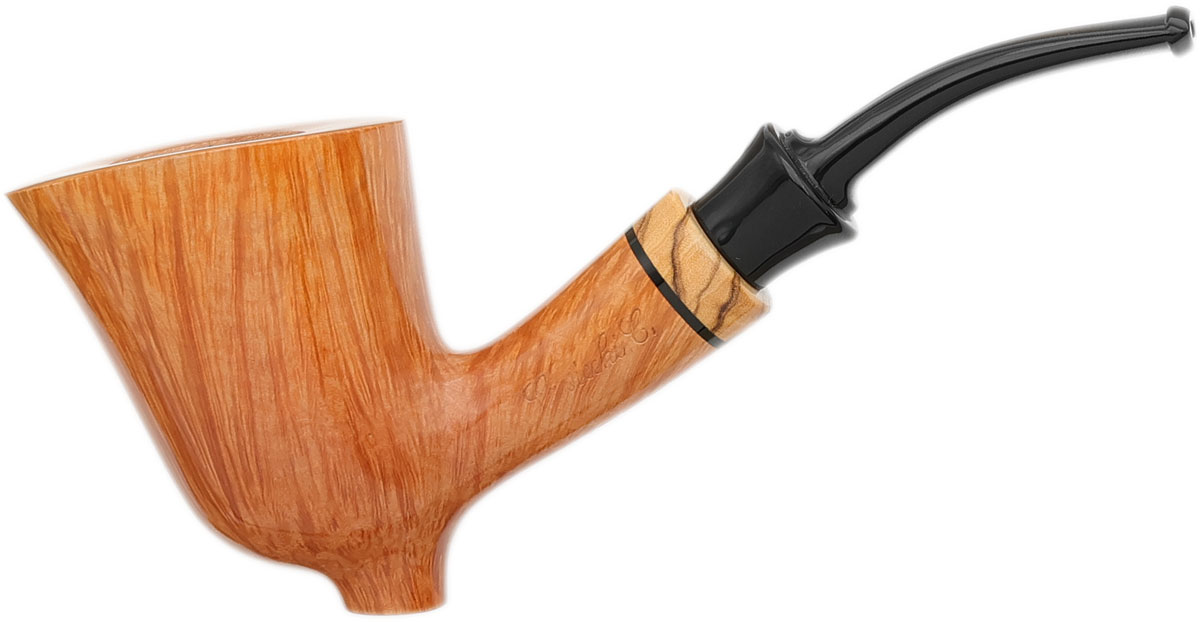 卡维奇 with Olivewood 系列 光面 CCCC 弯式都柏林斗 坐斗