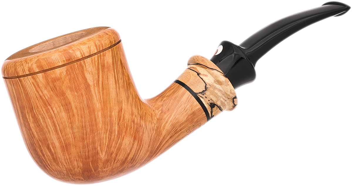 Claudio Cavicchi Smooth Bent Pot with Spalted Beechwood (CCCC)