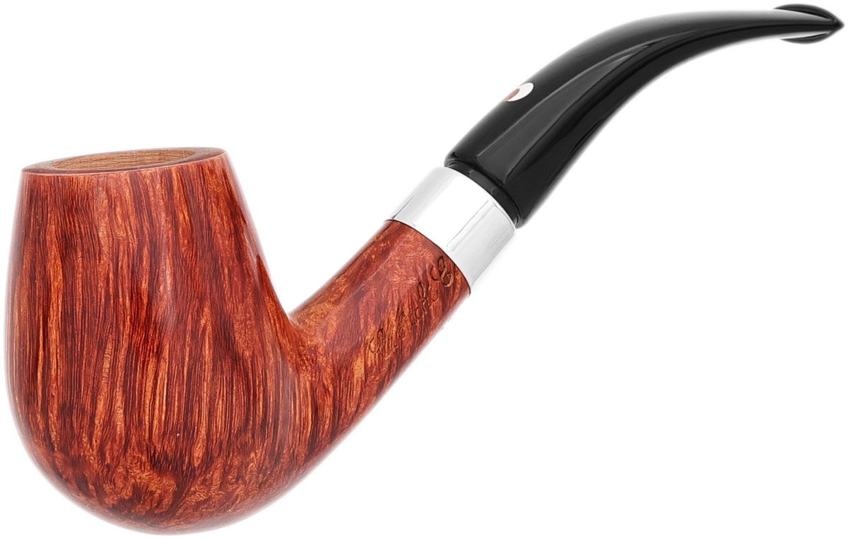 Claudio Cavicchi SPC 25th Anniversary Smooth Bent Billiard with Silver (CCCC)