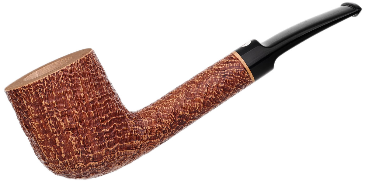 Claudio Cavicchi Brown Sandblasted Bent Billiard