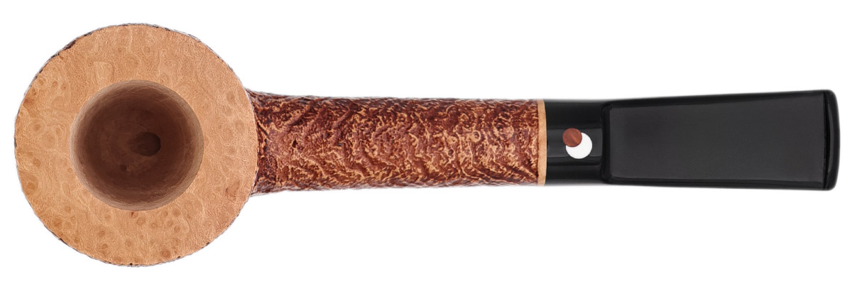 Claudio Cavicchi Brown Sandblasted Bent Billiard