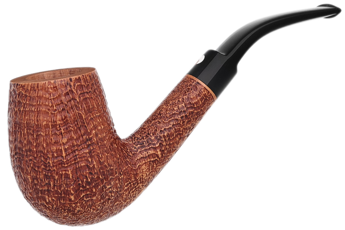 Claudio Cavicchi Brown Sandblasted Bent Billiard