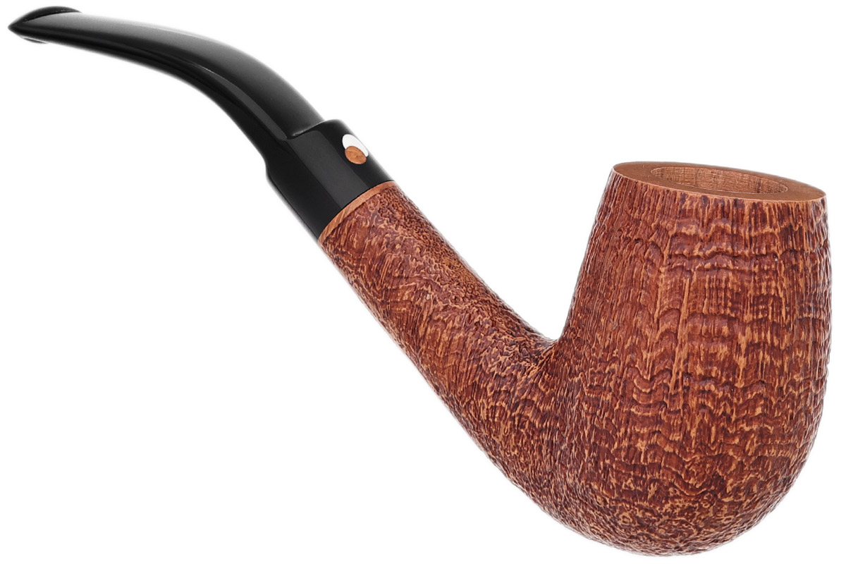 Claudio Cavicchi Brown Sandblasted Bent Billiard