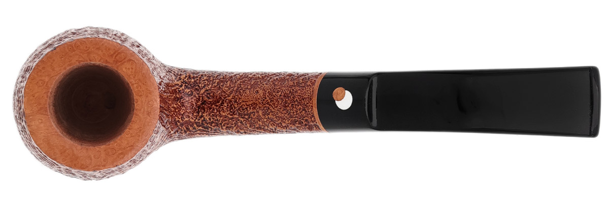 Claudio Cavicchi Brown Sandblasted Bent Billiard