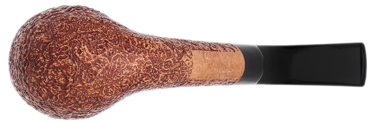 Claudio Cavicchi Brown Sandblasted Bent Billiard