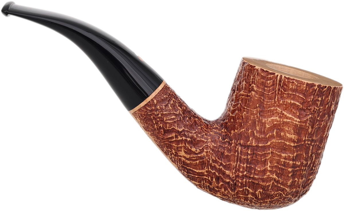 Claudio Cavicchi Brown Sandblasted Bent Billiard