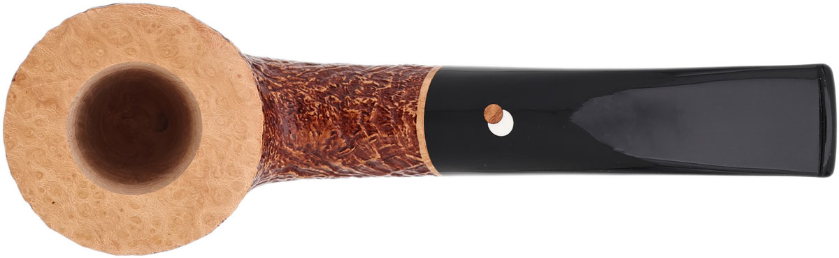 Claudio Cavicchi Brown Sandblasted Bent Billiard