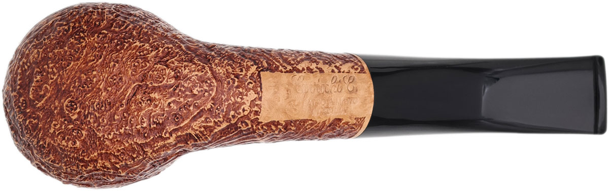 Claudio Cavicchi Brown Sandblasted Bent Billiard