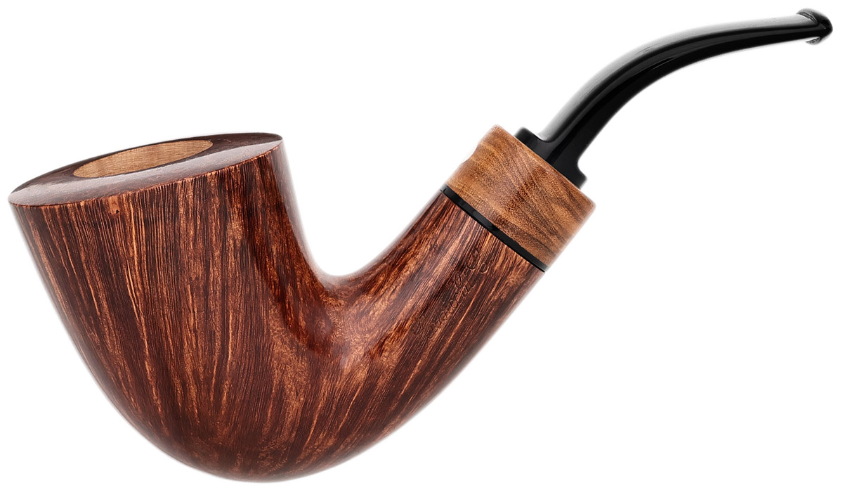 Claudio Cavicchi Brown Smooth Bent Dublin with Olivewood