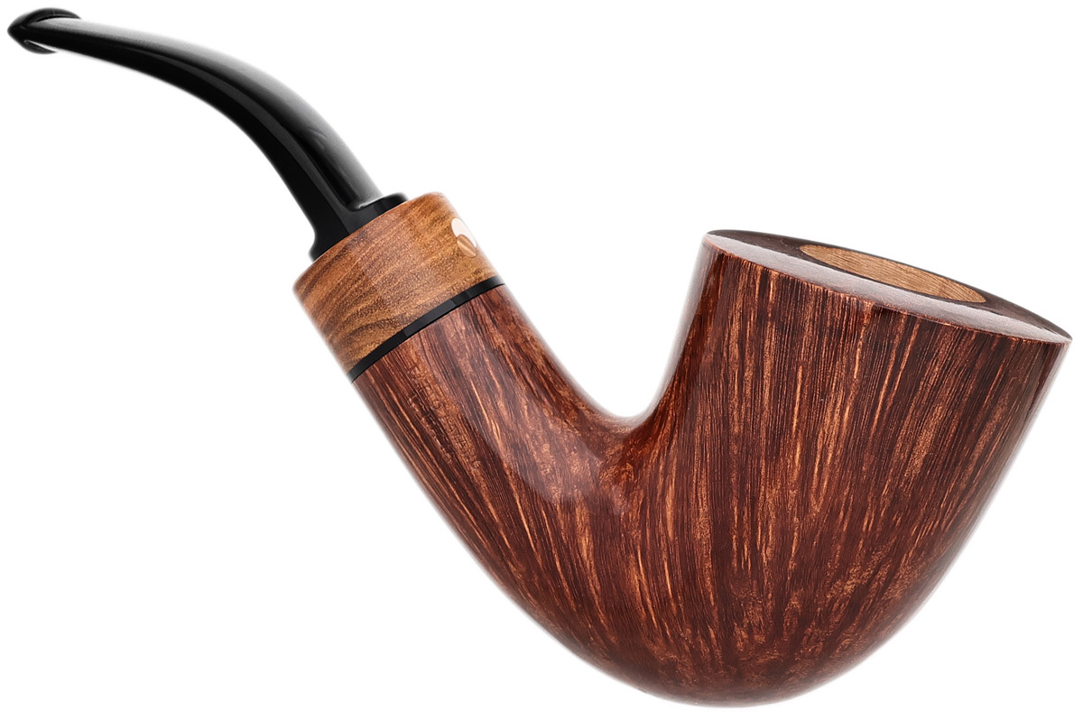Claudio Cavicchi Brown Smooth Bent Dublin with Olivewood