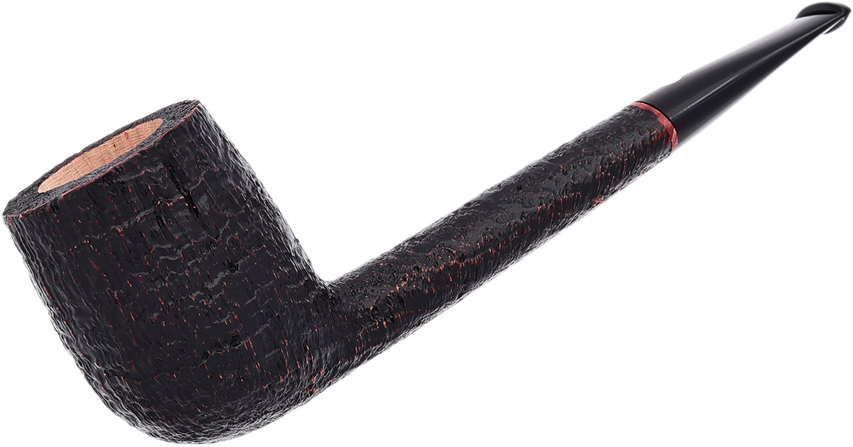 Black Sandblasted Canadian Tobacco Pipe