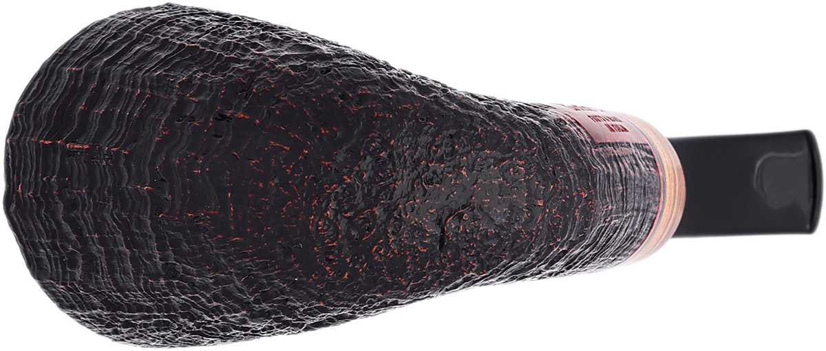 Claudio Cavicchi Black Sandblasted Bent Dublin with Olivewood