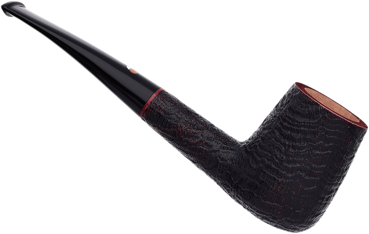 Claudio Cavicchi Black Sandblasted Bent Billiard