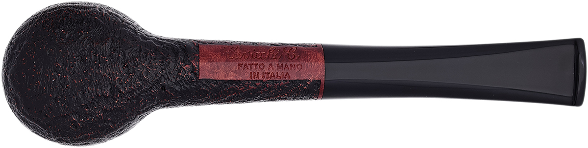 Claudio Cavicchi Black Sandblasted Bent Billiard