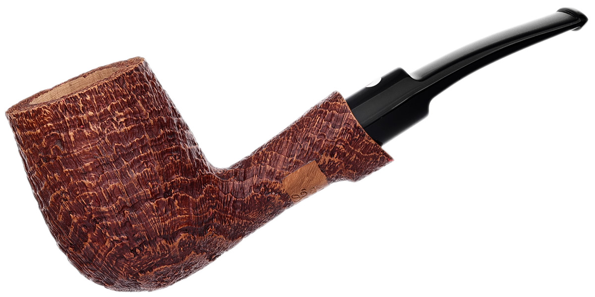 Claudio Cavicchi Brown Sandblasted Bent Billiard