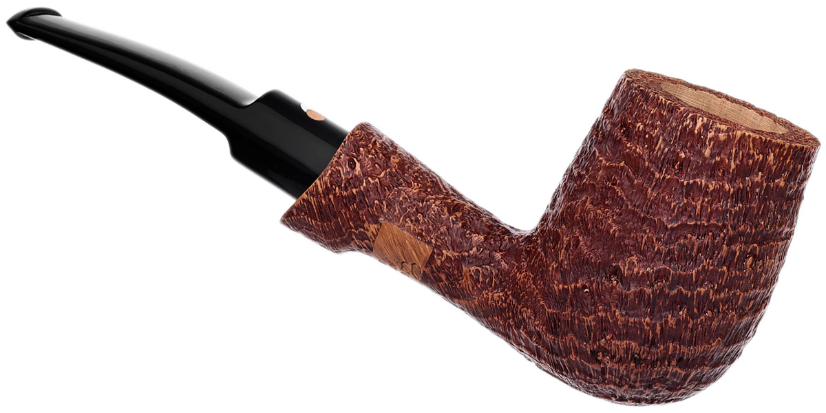 Claudio Cavicchi Brown Sandblasted Bent Billiard