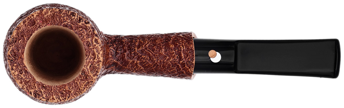 Claudio Cavicchi Brown Sandblasted Bent Billiard