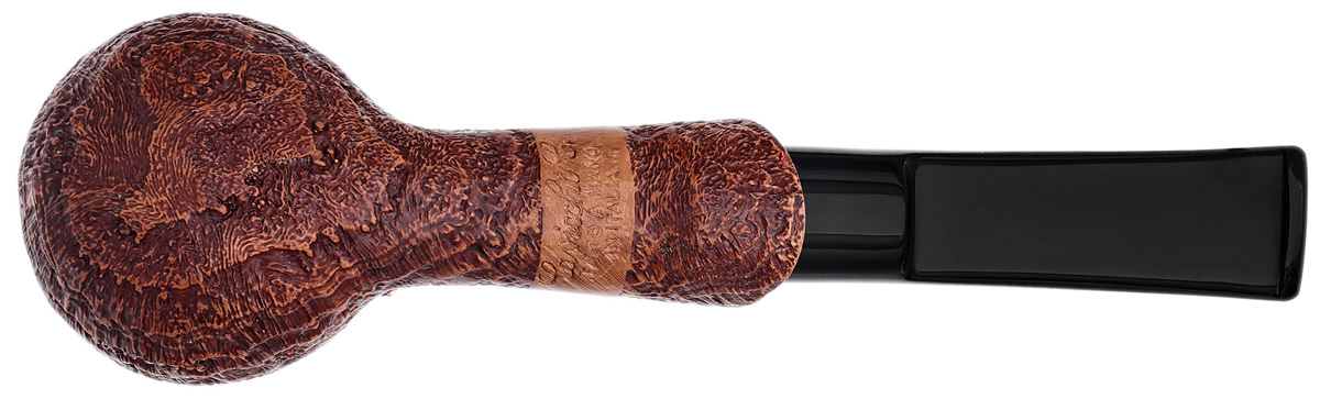 Claudio Cavicchi Brown Sandblasted Bent Billiard