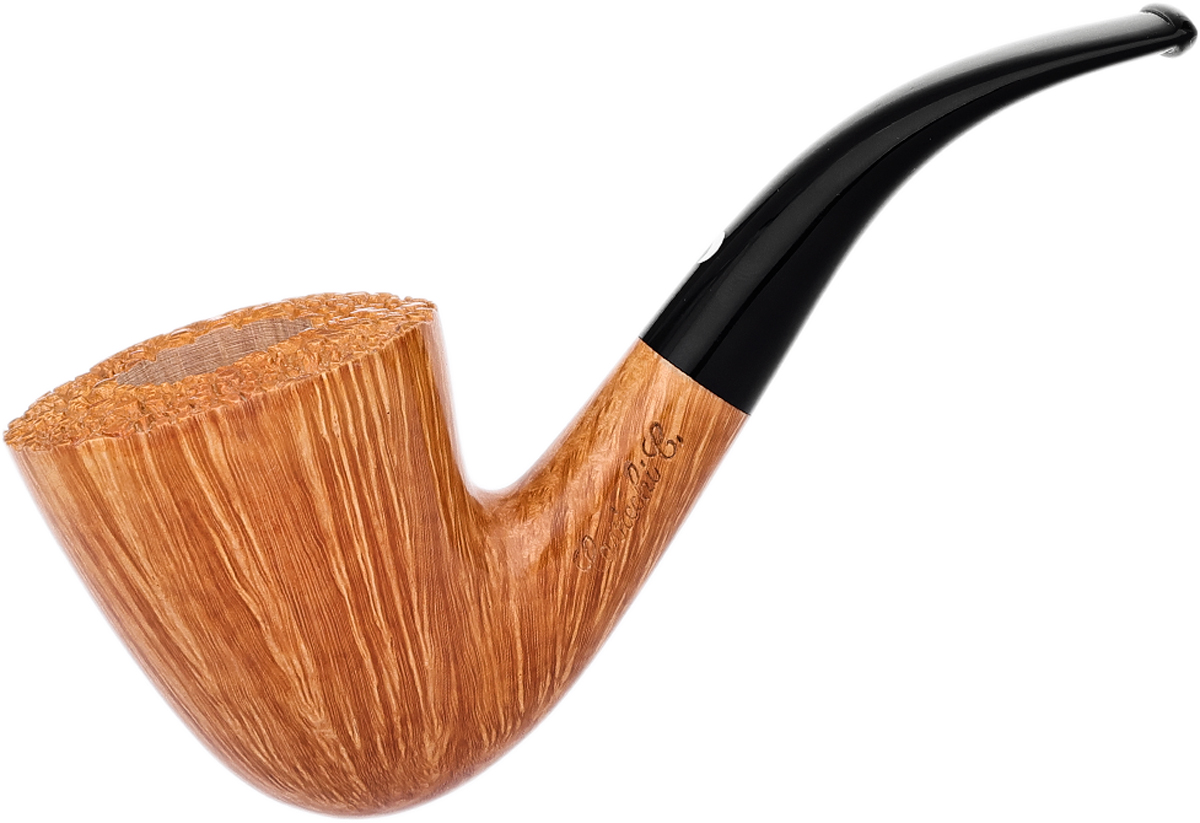 Smooth Bent Dublin (Diamante) Tobacco Pipe