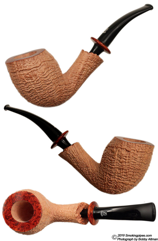Il Duca Barone Partially Sandblasted Bent Egg (DDD) (Crown)