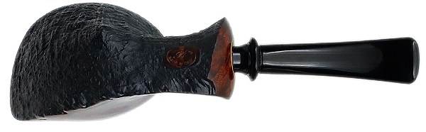 Il Duca: Partially Sandblasted Freehand (B) Tobacco Pipe