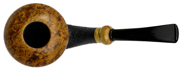 Il Duca Partially Sandblasted Calabash with Masur Birch (D)