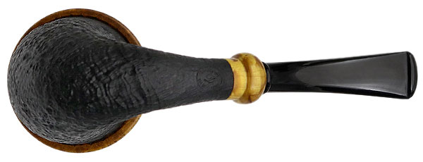 Il Duca Partially Sandblasted Calabash with Masur Birch (D)