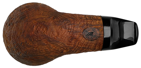 Il Duca Sandblasted Strawberry Wood Reverse Calabash Dublin (B)