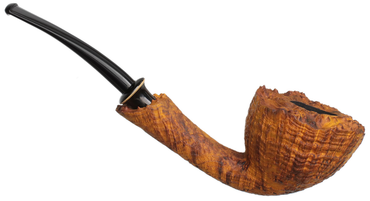 Il Duca Sandblasted Bent Dublin with Horn (B)