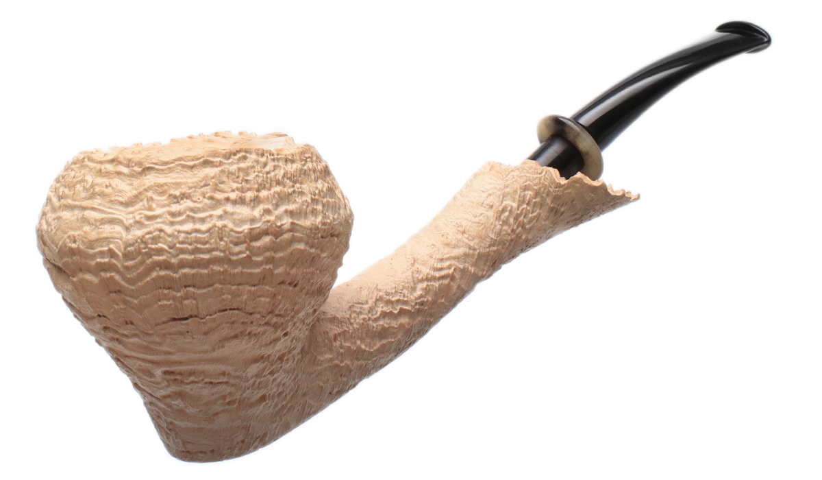 Il Duca Sandblasted Natural Acorn with Horn (B)