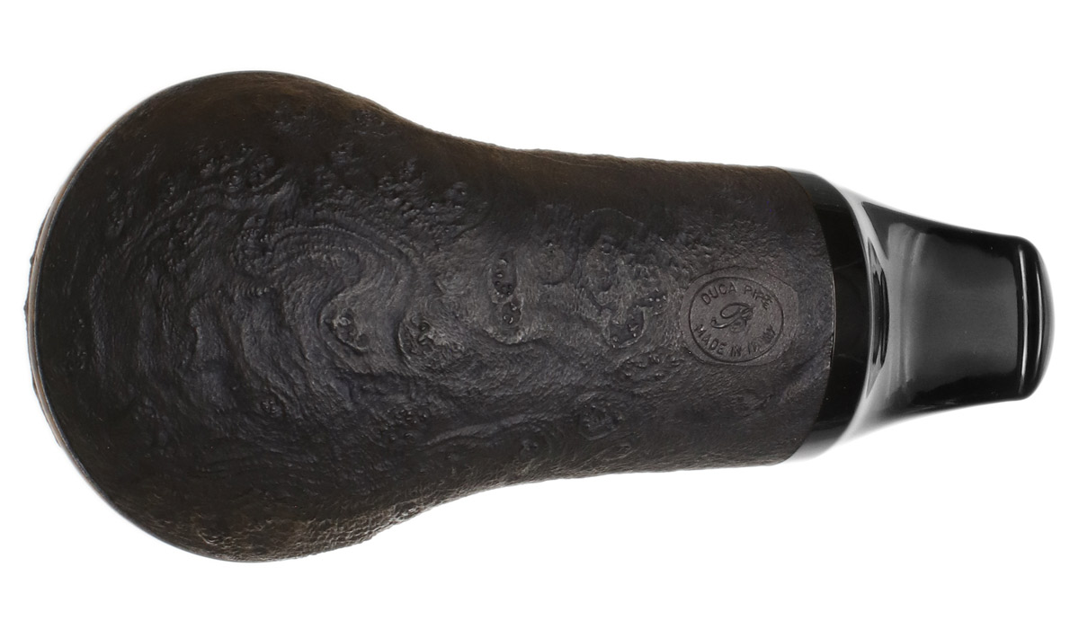 Il Duca Sandblasted Reverse Calabash Rhodesian (B)