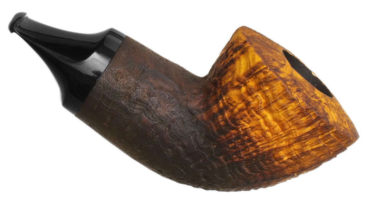 Il Duca Sandblasted Reverse Calabash Dublin (B)