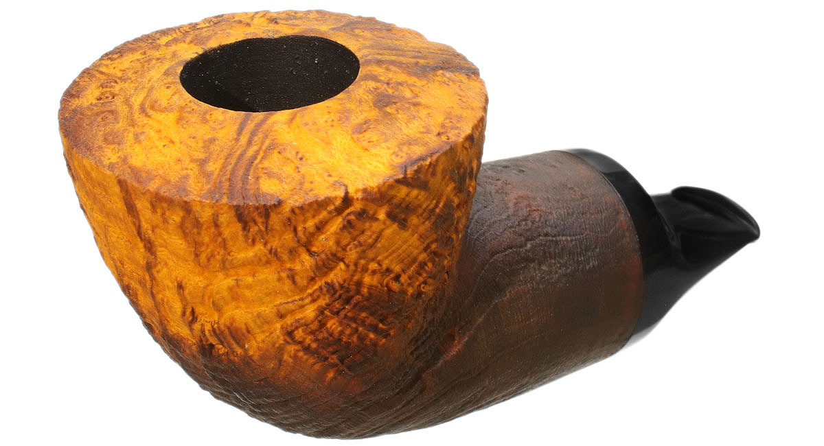 Il Duca Sandblasted Reverse Calabash Dublin (B)