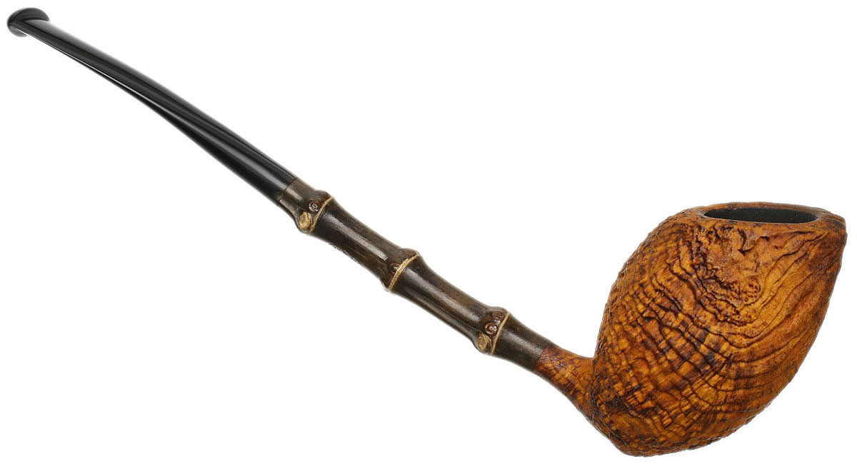 Il Duca Sandblasted Bent Egg with Bamboo (B)