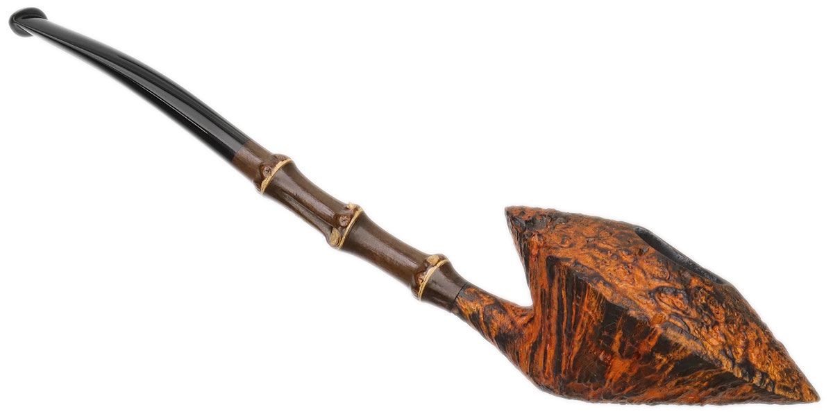 Il Duca Sandblasted Bent Dublin with Bamboo (B)