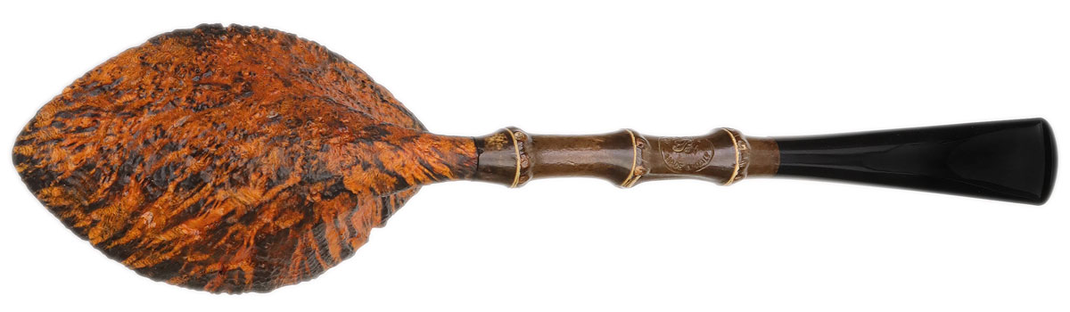 Il Duca Sandblasted Bent Dublin with Bamboo (B)