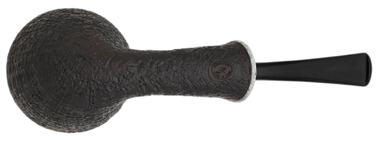 Il Duca Partially Sandblasted Bent Dublin with Giraffe Bone (B)