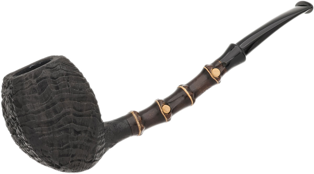 Il Duca Sandblasted Paneled Bent Egg with Bamboo (B)
