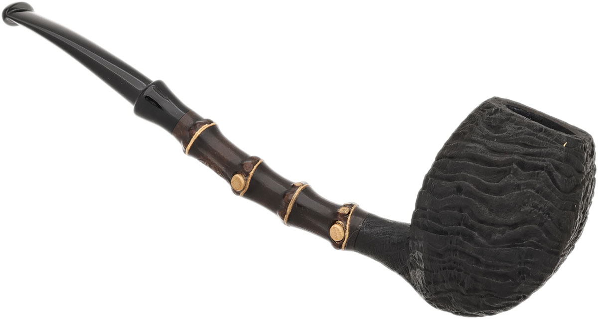Il Duca Sandblasted Paneled Bent Egg with Bamboo (B)