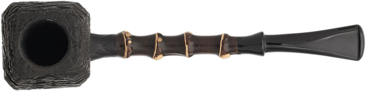 Il Duca Sandblasted Paneled Bent Egg with Bamboo (B)