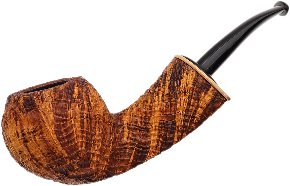 Il Duca Sandblasted Bent Apple with Boxwood (B)