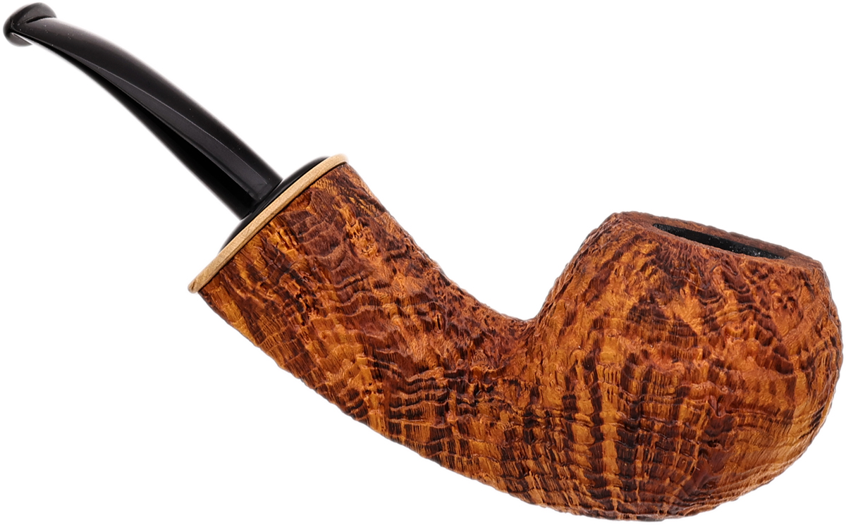 Il Duca Sandblasted Bent Apple with Boxwood (B)