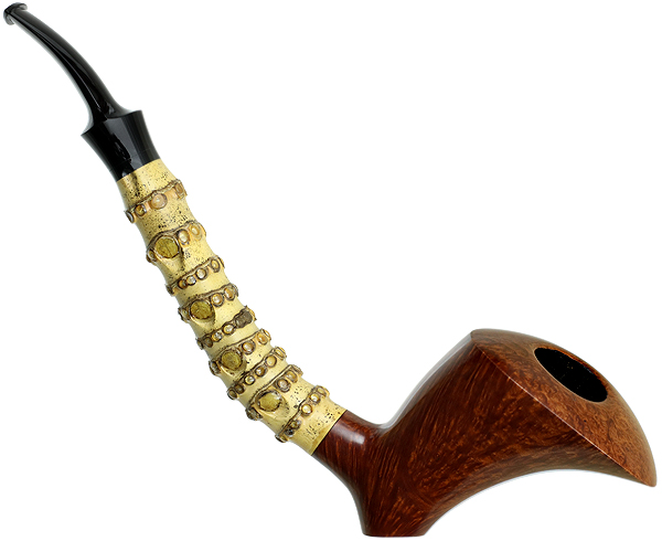 Adam Davidson Smooth Pitcher with Bamboo