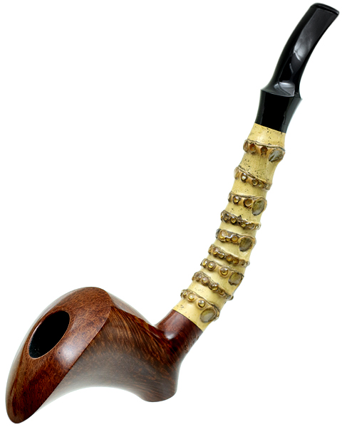 Adam Davidson Smooth Pitcher with Bamboo