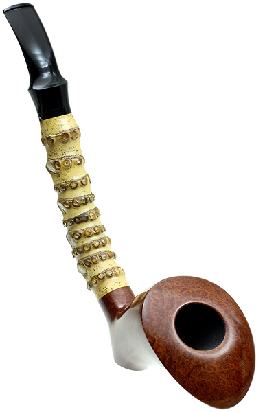 Adam Davidson Smooth Pitcher with Bamboo