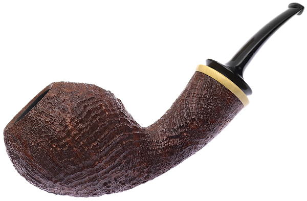 Adam Davidson Sandblasted Bent Egg with Boxwood